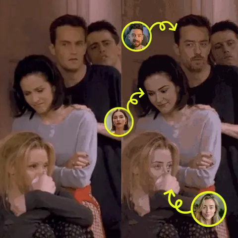 Sample GIF face swap before-and-after preview