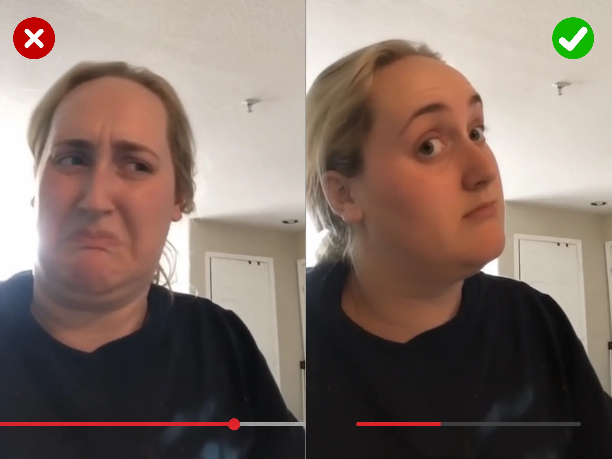 A shorter clip within the upload limit