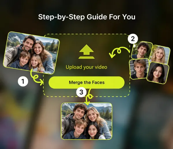 Step by step guide to swap multiple faces in videos